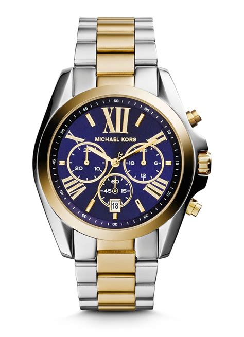 michael kors horloge goud zilver blauw|siebel michael kors.